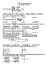 Đề cương ôn tập môn Toán 10 năm 2016